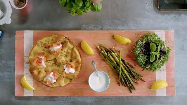 Salmone affumicato e pollo alla greca