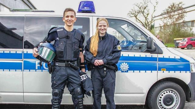 Polizei im Einsatz