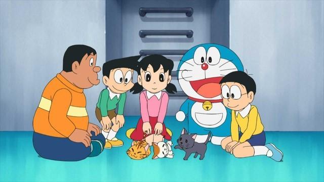「ネコになったドラえもん」「平和アンテナ」