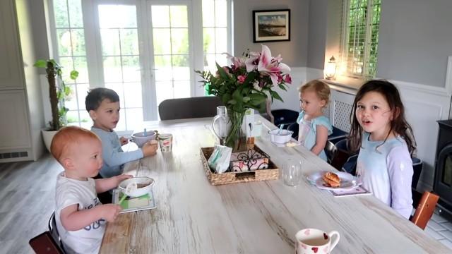 3 YEAR OLD COOKS DINNER!