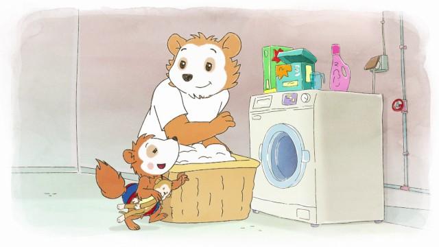 Bobo and the washing day