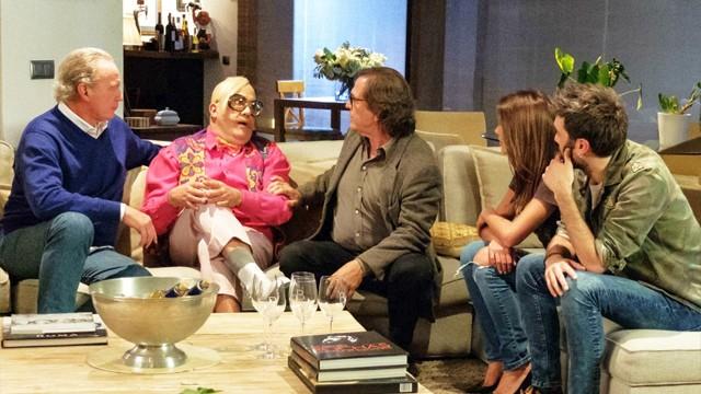 Dani, Flo, Lara... y Pepe Navarro