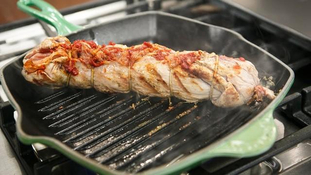 Grilled Stuffed Pork