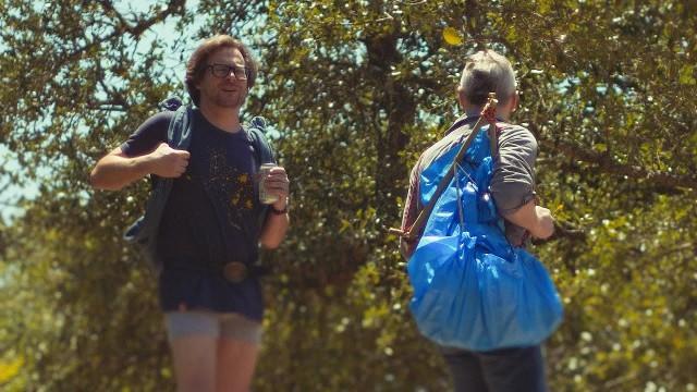 Making Improvised Backpacks from Tarps and Pants