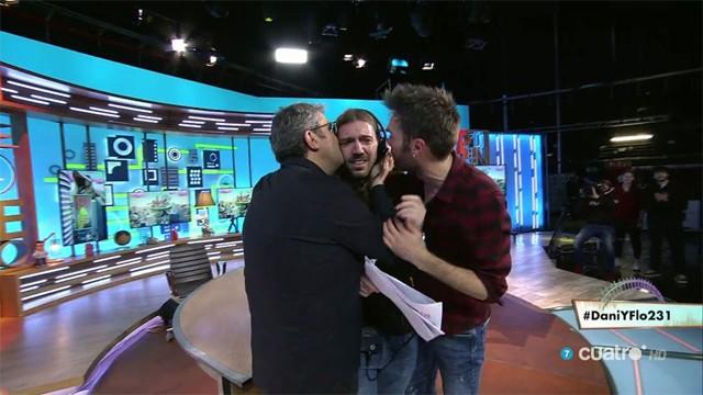 Dani, Lara y Flo calman el llanto desconsolado del regidor del programa
