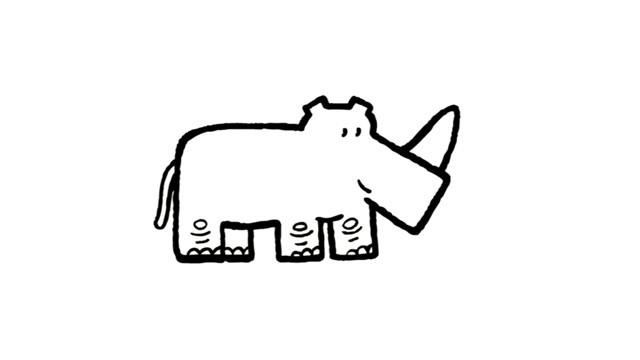 un rhinocéros