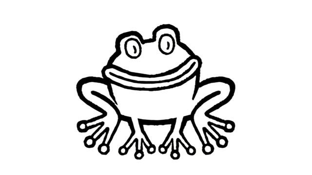 une grenouille
