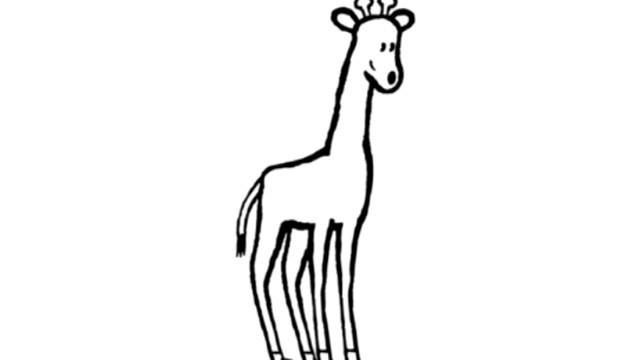une girafe