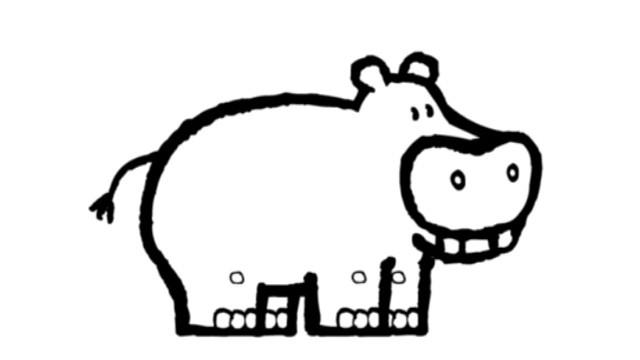 un hippopotamme