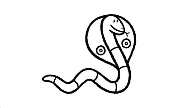 un serpent à lunettes