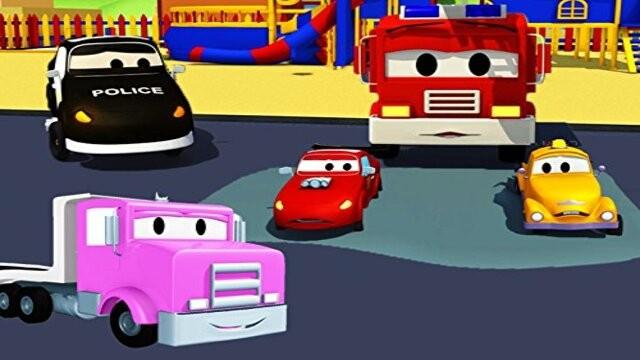 Car Patrol of Car City: The Railway Line Accident/Baby Cars in the Cement