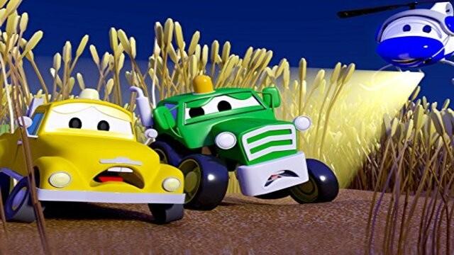 Car Patrol of Car City: Harvey the Harvester and the sneeking babies/What is in Ben's field?