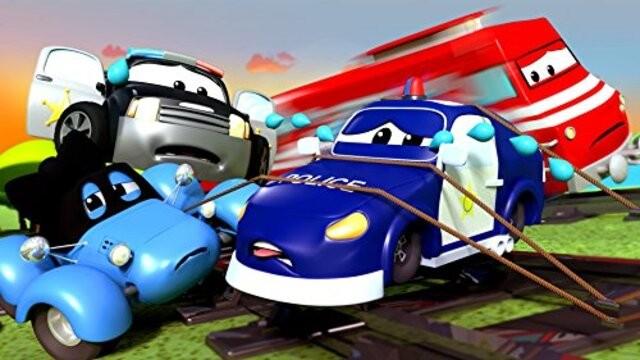 Car Patrol of Car City: Tied to the Train Tracks/The Strange Vehicle