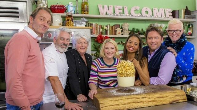 Dec 21, 2019: Chris Evans, Joanna Page, Emma Weymouth, Oz Clarke, Galton Blackiston, Mark Tilling