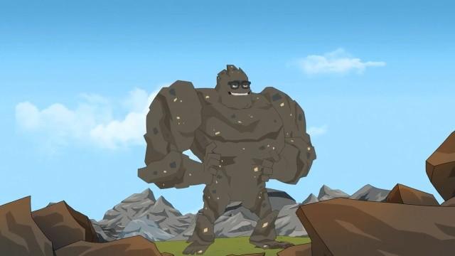 Wetter-Man gegen Captain Felsen