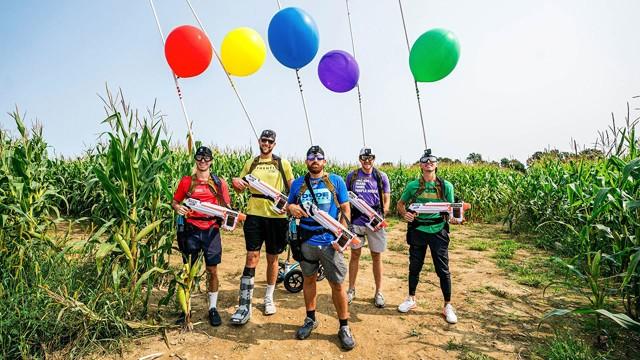 Dude Perfect Corn Maze | Nerf Battle