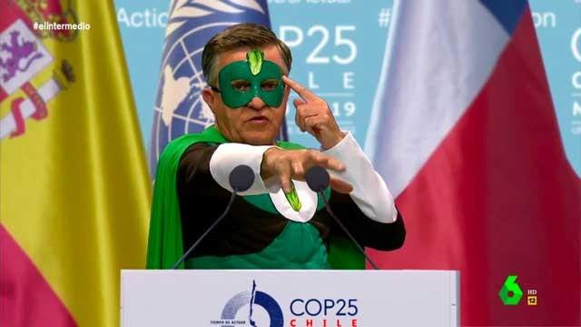 (10-12-19) El discurso de El Green Wyoming en la Cumbre del Clima: "¡Estamos en Madrid y aquí no hay quien respire!"