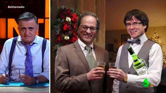 (09-12-19) Wyoming se imagina cómo sería un idílico reencuentro entre Torra y Puigdemont