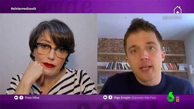 (29-04-20) Errejón confiesa que ha escrito a Iglesias durante el confinamiento: "La pandemia nos está ablandando"