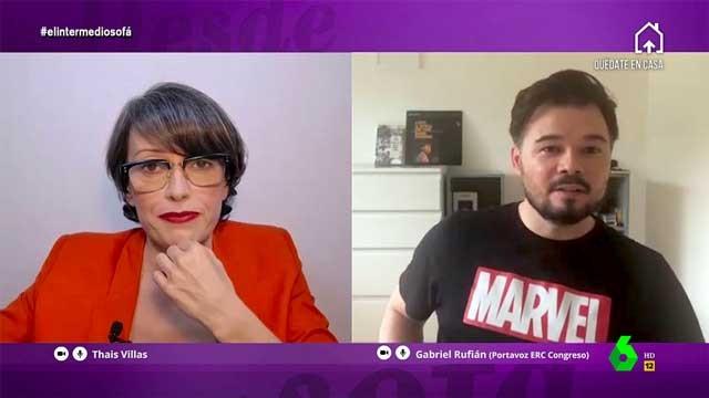 (30-04-20) Rufián se confiesa a Thais Villas