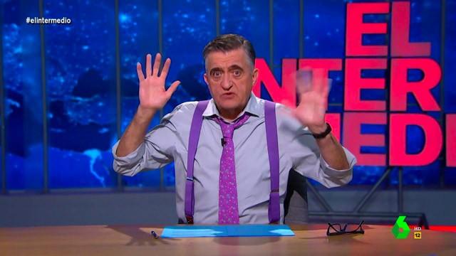(20-10-20) La divertida imitación de Wyoming a Macarena Olona al atacar a Pablo Casado que desata las risas del plató