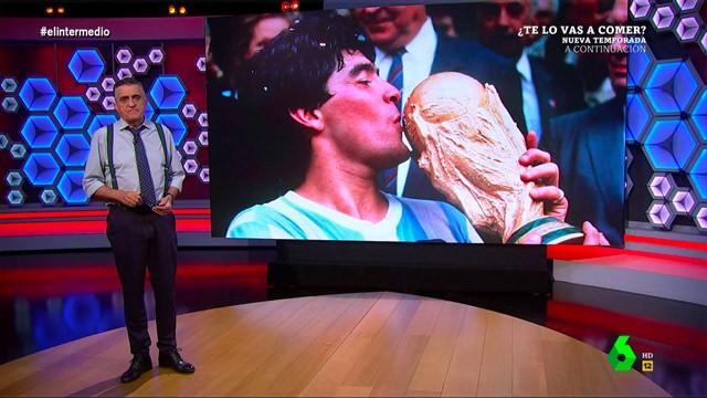 (26-11-20) La reflexión de Wyoming sobre Maradona: "¿Por qué todo el mundo idolatraba a un personaje lleno de luces y sombras?"