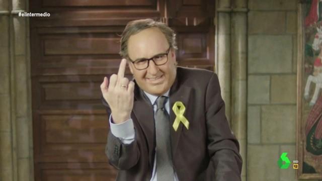 (17-12-19) La divertida imitación de Joaquín Reyes a Quim Torra: "Santiago Abascal, me caes fatal"