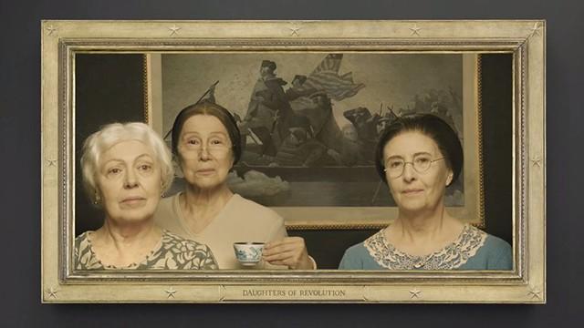 Daughters of Revolution, Grant Wood (1/3)