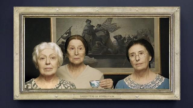 Daughters of Revolution, Grant Wood (3/3)