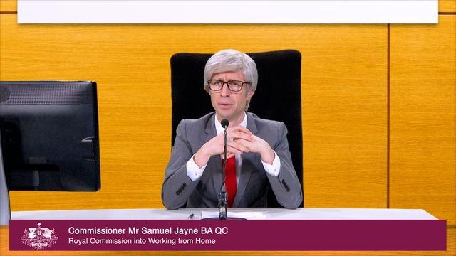 Royal Commission into working from home