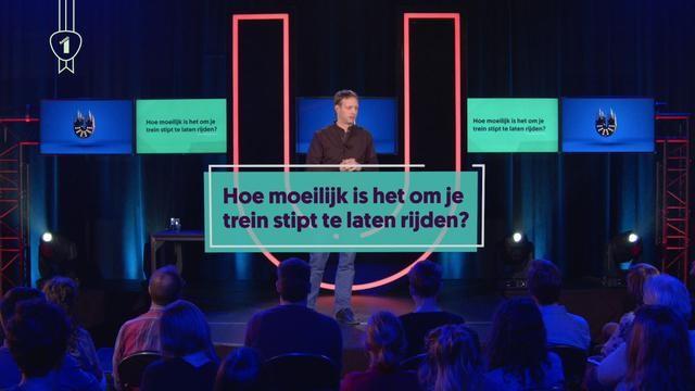 Hoe moeilijk is het om de trein stipt te laten rijden?