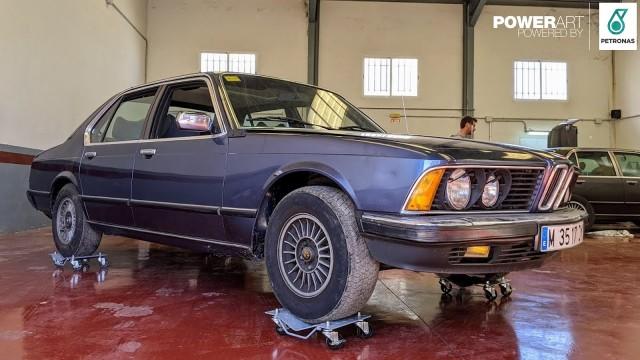 PowerArtLab BMW 735i E23 EP1 - Presentamos el coche [#POWERART]