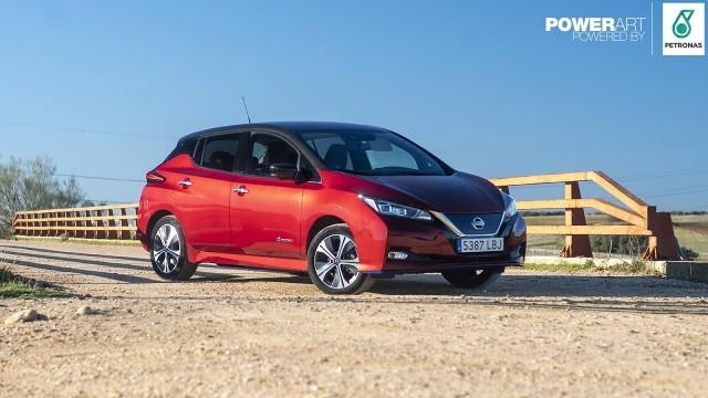 Probamos en Nissan Leaf E+ y nos vamos de viaje en Nochevieja a petición popular [#POWERART]