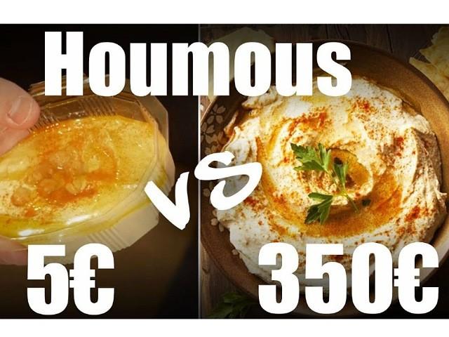 HOUMOUS à 5€ VS HOUMOUS à 350€ avec des abonnés