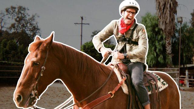 Link Rides A Horse For The First Time