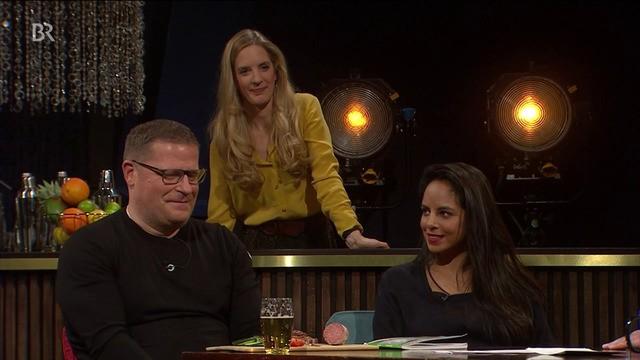 Mit Collien Ulmen-Fernandes und Max Eberl