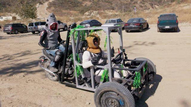 Halloween Hillclimb on the Three-Wheeled Cage Driver