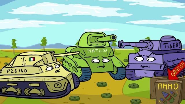 Un carro armato inglese, uno tedesco e una italiano... | SPOT "World of Tanks"