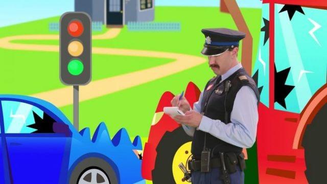 Here comes the police