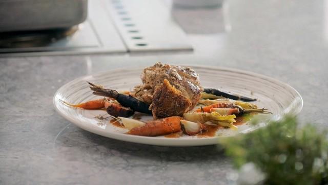 Make: Chicken Suprême with Root Vegetables