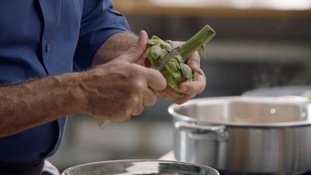 Braising: Artichokes