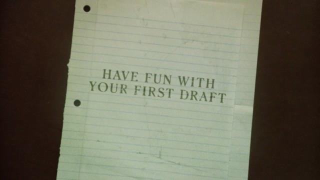 Have Fun With Your First Draft