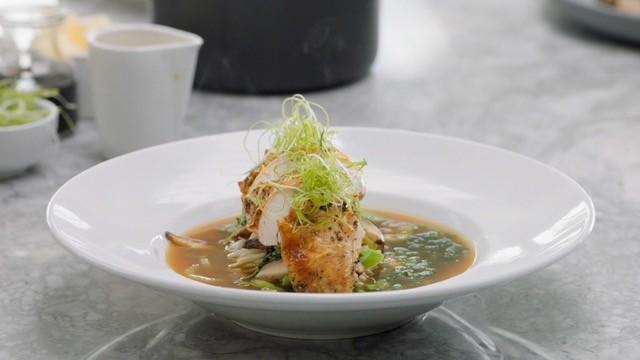 Szechuan Chicken Breast and Udon Noodles