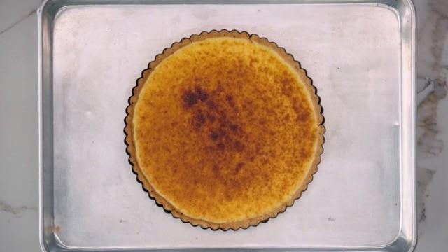Desserts: Lemon Tart With Pine Nut Crust