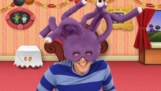 Spooky Costume Party with Blue