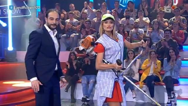 Con Alba Carrillo