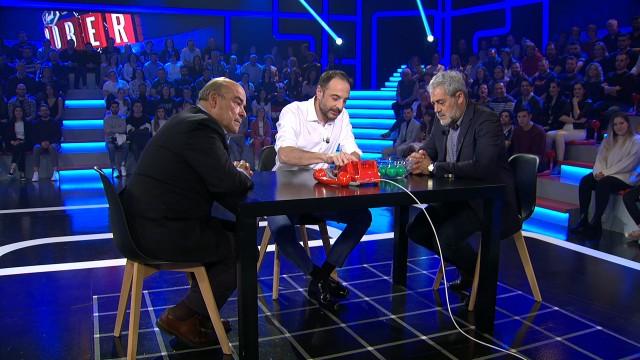 Con Carlos Blanco y Antonio Resines