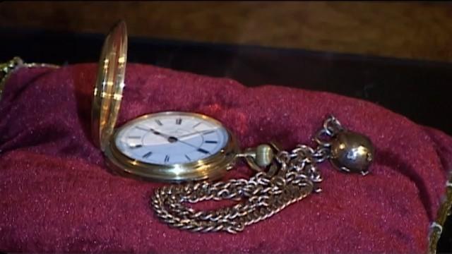 Pocket Watch, Carved Cabinet