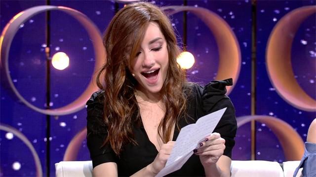 Adara se emociona al escuchar las palabras de amor de Gianmarco