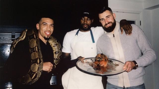 Jonas Valanciunas and Danny Green